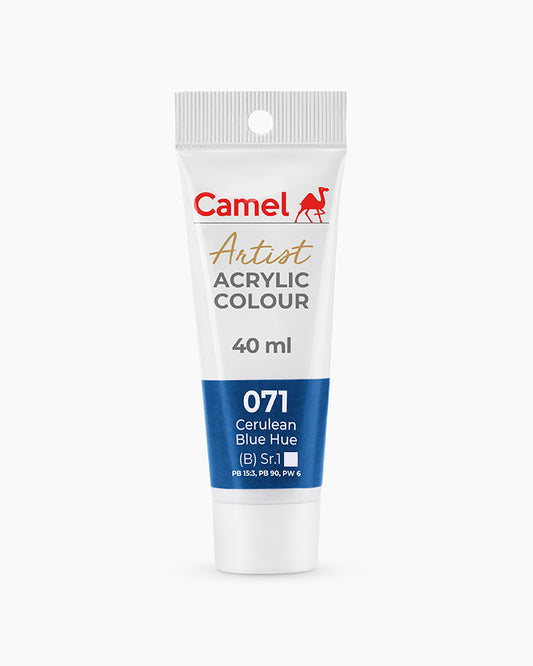 CAMEL ARTIST ACRYLIC COLOR 40 ML 071 CERULEAN BLUE HUE