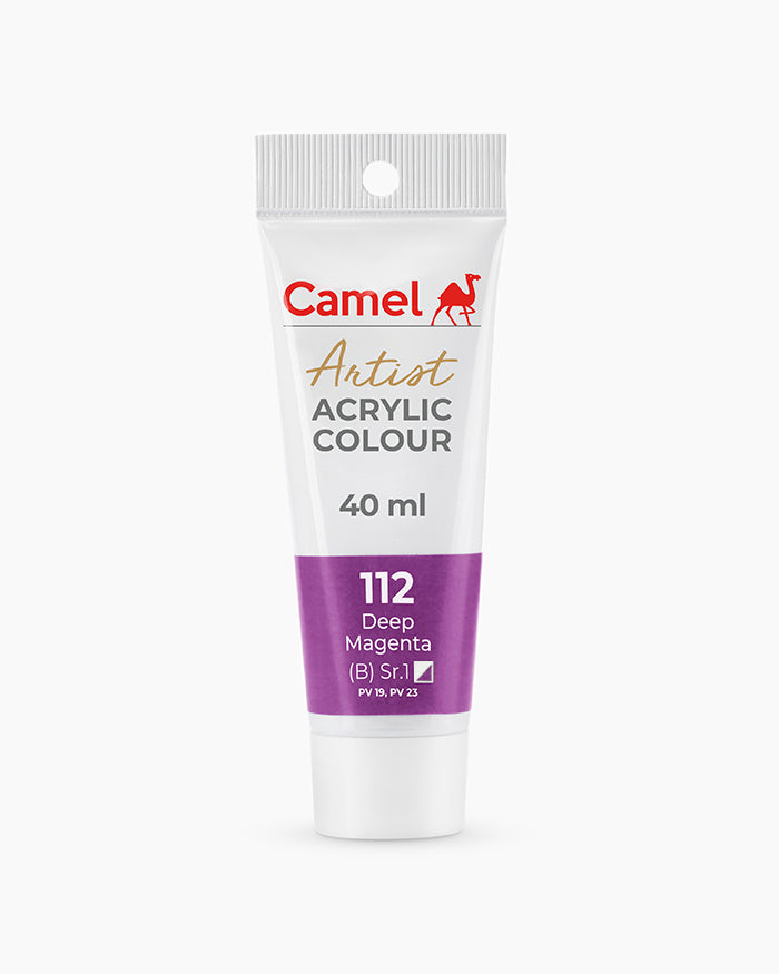 CAMEL ARTIST ACRYLIC COLOR 40 ML 112 DEEP MAGENTA