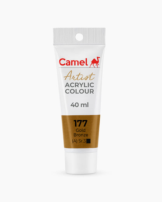CAMEL ARTIST ACRYLIC COLOR 40 ML 177 GOLD BRONZE