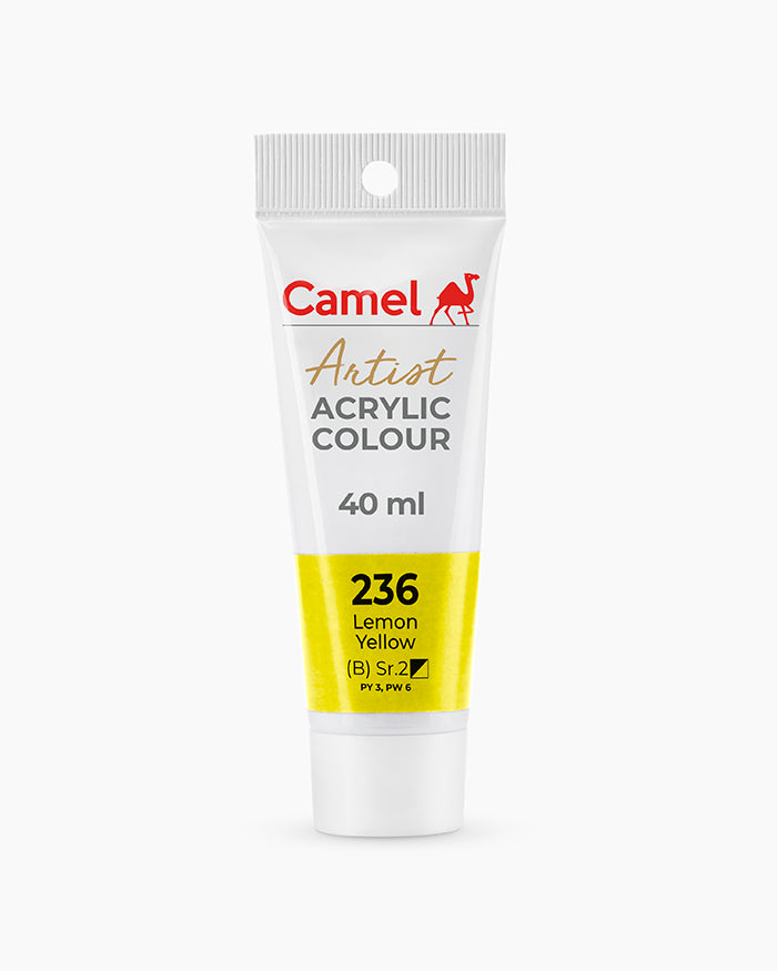 CAMEL ARTIST ACRYLIC COLOR 40 ML 236 LAMON YELLOW