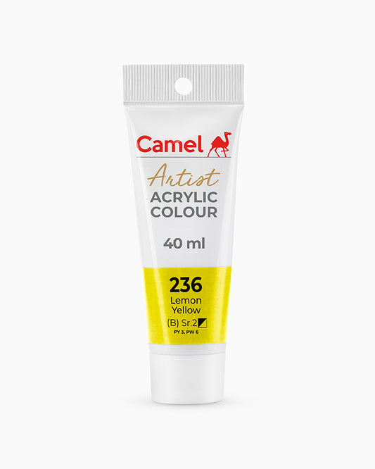 CAMEL ARTIST ACRYLIC COLOR 40 ML 236 LAMON YELLOW