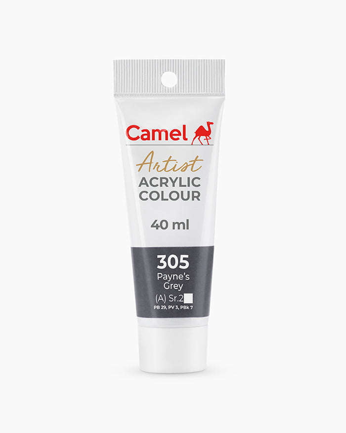CAMEL ARTIST ACRYLIC COLOR 40 ML 305 PAYNES GREY