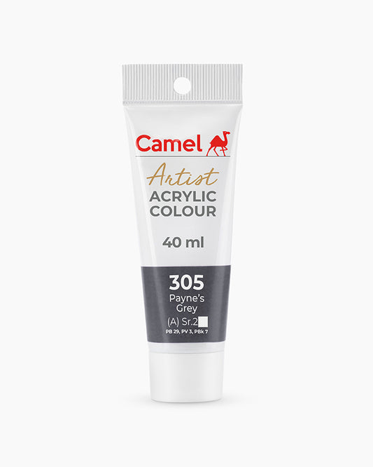 CAMEL ARTIST ACRYLIC COLOR 40 ML 305 PAYNES GREY