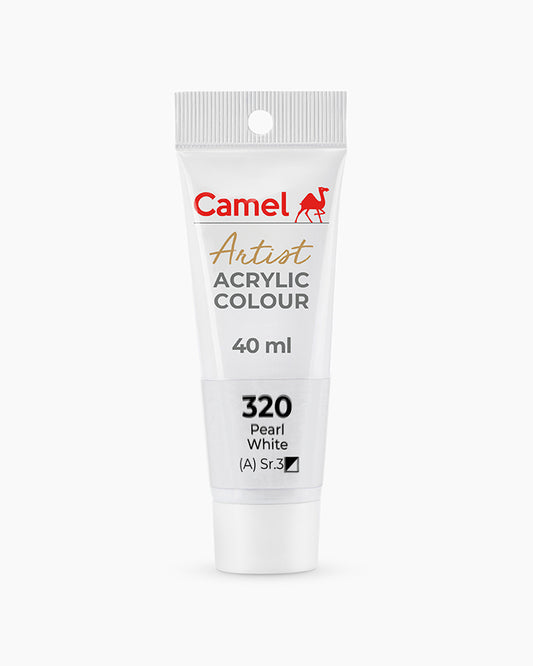 CAMEL ARTIST ACRYLIC COLOR 40 ML 320 PEARL WHITE