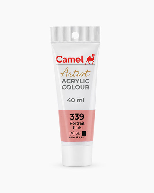CAMEL ARTIST ACRYLIC COLOR 40 ML 339 PORTRAIT PINK