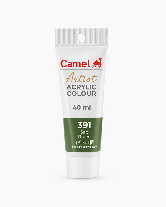 CAMEL ARTIST ACRYLIC COLOR 40 ML 391 SAP GREEN