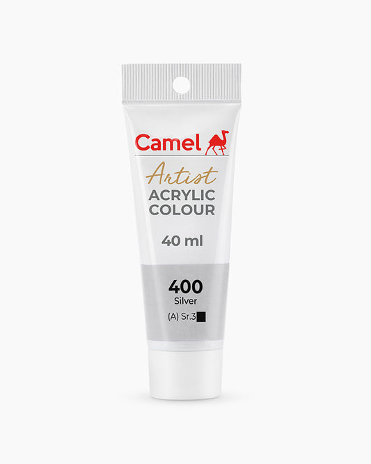 CAMEL ARTIST ACRYLIC COLOR 40 ML 400 SILVER
