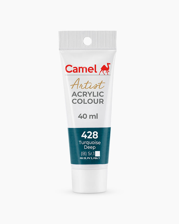 CAMEL ARTIST ACRYLIC COLOR 40 ML 428 TURQUOISE DEEP