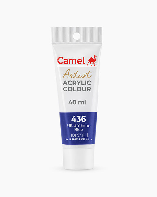 CAMEL ARTIST ACRYLIC COLOR 40 ML 436 ULTRAMARINE BLUE