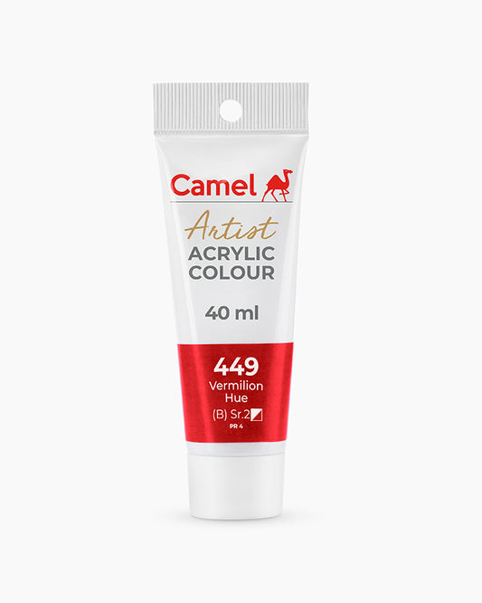 CAMEL ARTIST ACRYLIC COLOR 40 ML 449 VERMILIAN HUE