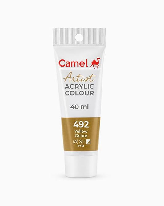 CAMEL ARTIST ACRYLIC COLOR 40 ML 492 YELLOW OCHER