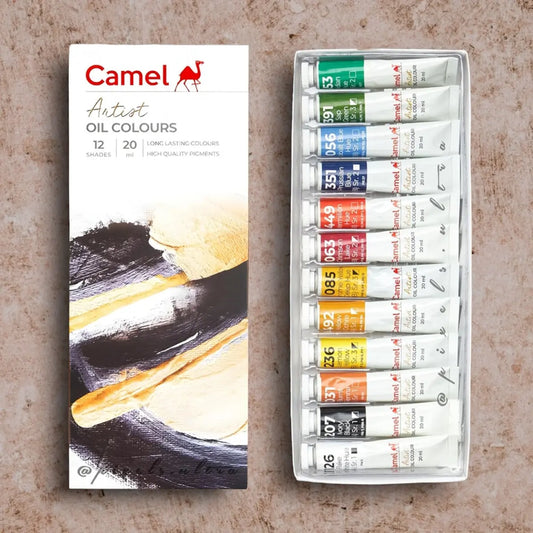 CAMEL ARTIST OIL COLOR 12 SHADES 20 ML