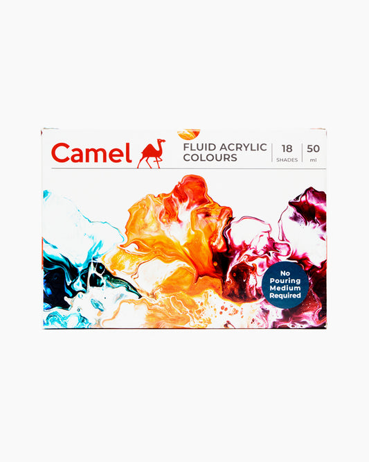 CAMEL FLUID ACRYLIC COLOR SET OF 20 50ML
