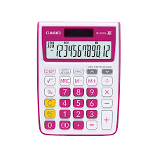 CASIO CALCULATOR MJ-12VC CB-161 RD