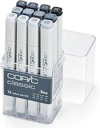 COPIC CLASSIC MARKER SET 12 CG