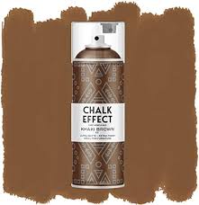 COSMOS CHALK EFFECT KHAKI BROWN SPRAY