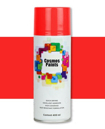 COSMOS PAINT SHADE FLUORESCENT RED 1008