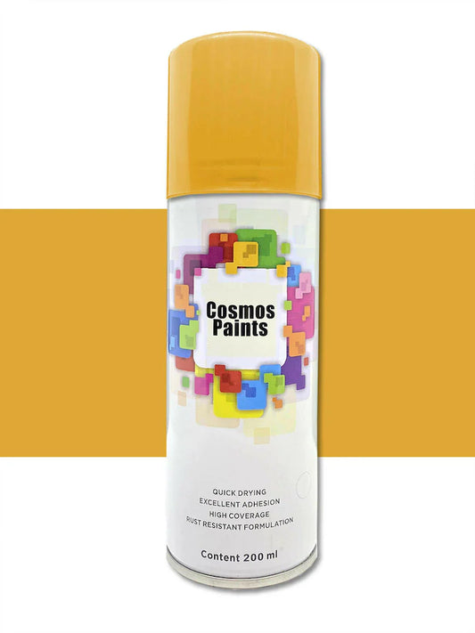 COSMOS SPRAY PAINT MEDIUM YELLOW 25 200ML