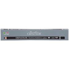 CRETACOLOR CHARCOAL MEDIUM PENCIL PACK OF 3 (460 02)