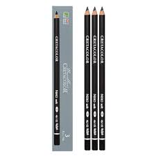 CRETACOLOR NERO SOFT PENCIL PACK OF 3 (461 02)