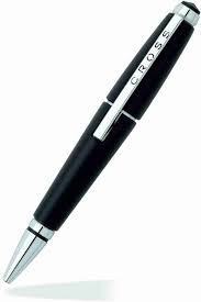 CROSS AT 0555-2 Edge Black Roller Ball Pen