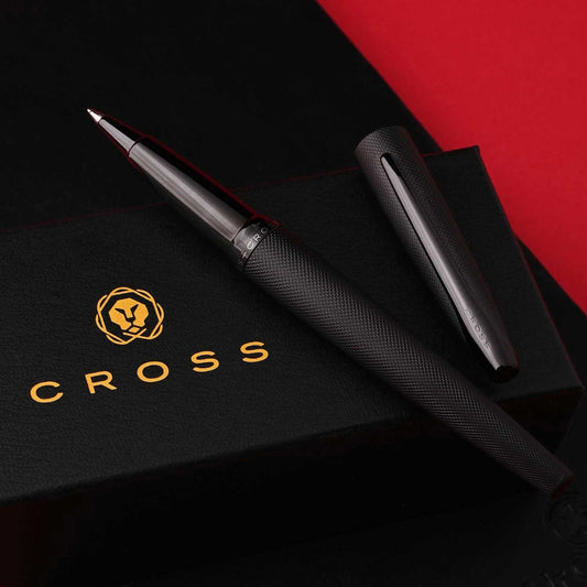 CROSS ATX-885-41 BRUSHED BLACK ROLLER PEN
