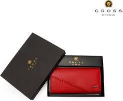 CROSS SPARK LITE FLAP WALLET RED