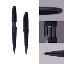 Cross Edge Matte Black Roller Ball Pen AT0555-11