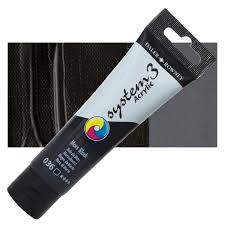 DALER ROWNEY SYSTEM 3 ACRYLIC COLOR MARS BLACK 59 ML