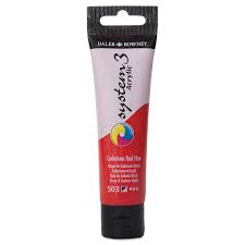 DALER ROWNEY SYSTEM 3 ACRYLIC COLOR CRIMSON 59 ML