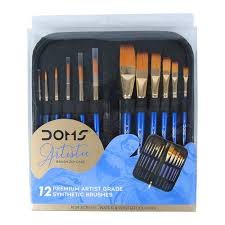 DOMS ARTIST BRUSH SET CASE MIX
