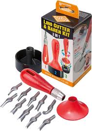 ESSDEE LINO CUTTER & BAREN KIT 3 IN 1