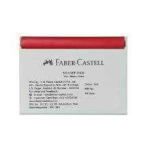 FABER-CASTELL STAMP PAD SMALL RED