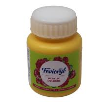FEVICRYL ACRLIC COLOUR GOLDEN YELLOW-09 [100 ML]