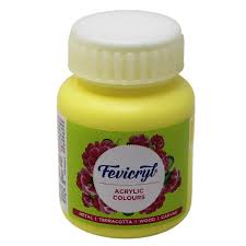 FEVICRYL ACRLIC COLOUR LEMON YELLOW-11 [100 ML]