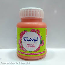 FEVICRYL ACRLIC COLOUR ORANGE-17 [100 ML]