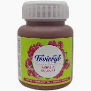 FEVICRYL ACRLIC COLOUR BURNT SIENNA-01 [100 ML]