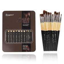 GIORGIONE ARTIST BRUSH SET WITH CASH + PENCIL PACK OF 12