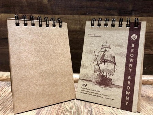 GOD'S GRACE BROWN SKETCH BOOK A6