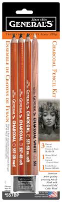 General's Charcoal Pencil set Of 5