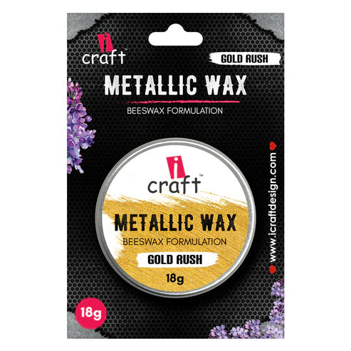 iCraft Metallic Wax - Gold Rush - 18g