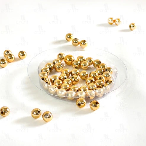 Golden Moti Beads -M