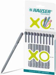 HAUSER XO BALL PEN BLACK 10PCS