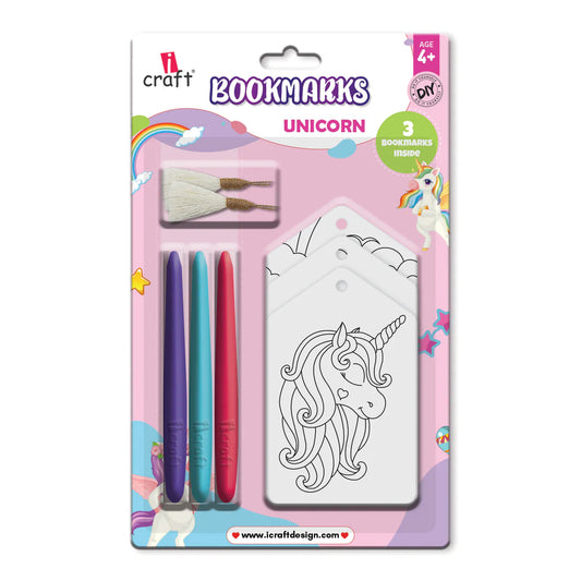 I CRAFT BOOK MARKS UNICORN