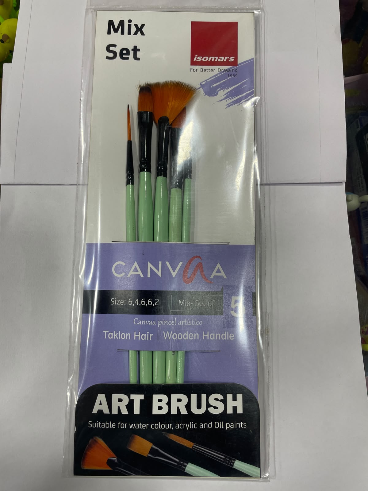 ISOMARS BRUSH CANVAA MIX 5 CPBM5