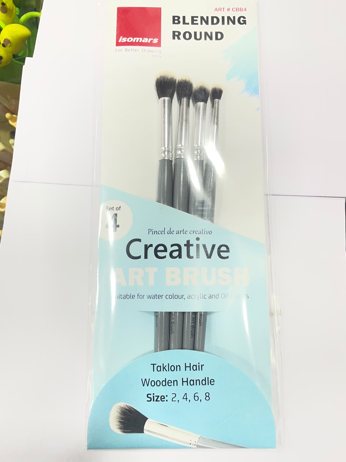 ISOMARS BRUSH CREATIVE BLEND N4 ROUND CBB4