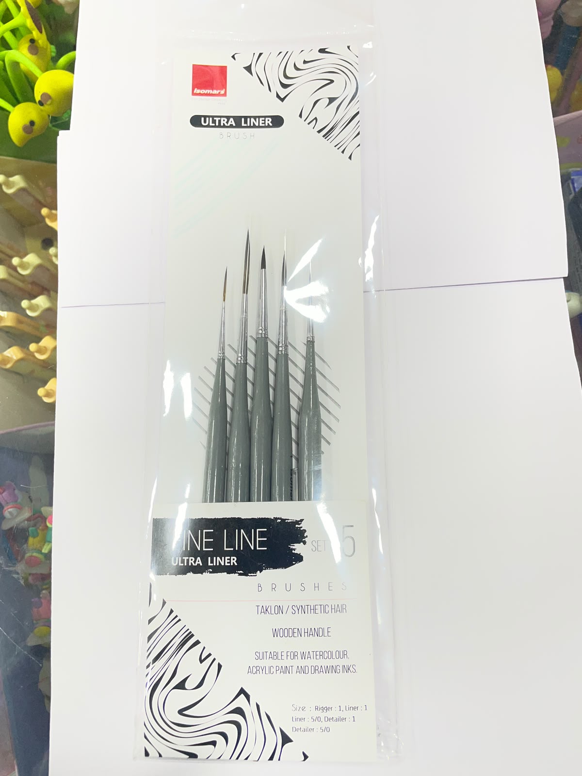 ISOMARS BRUSH ULTRA LINERS 5 ULB-S5