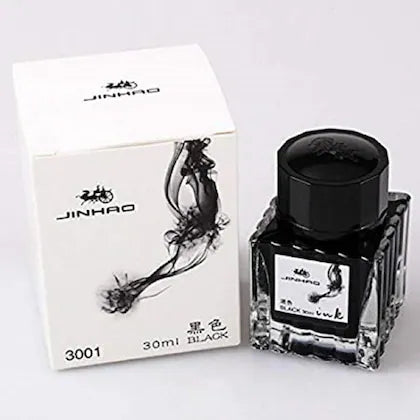 Jinhao 3001 Fountain Pen Ink Bottle - 30ml (Black)