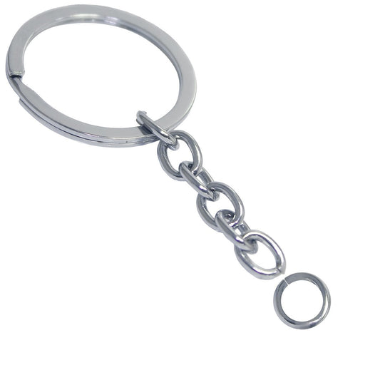 Artpark Keychain Ring Silver pack of 12  AP071821230