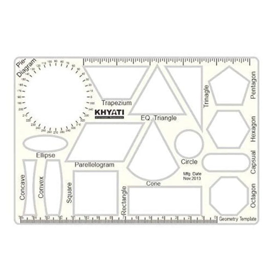 KHYATI GEOMETRY TEMPLATE 16 SHAPES